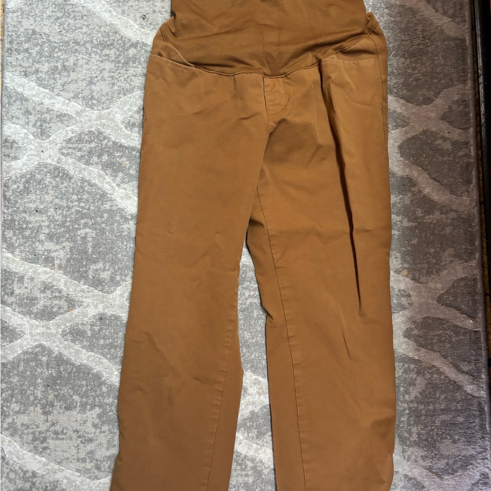 Chic mustard maternity Pants Pixie Straight